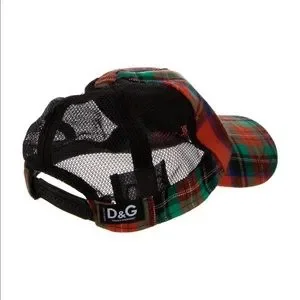 D&G | Accessories | Iso Dolce Gabbana Dg Red Orange Plaid  display picture 2